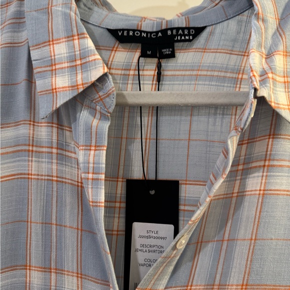 Veronica Beard Jemila Plaid Dress Size M - Picture 3 of 4